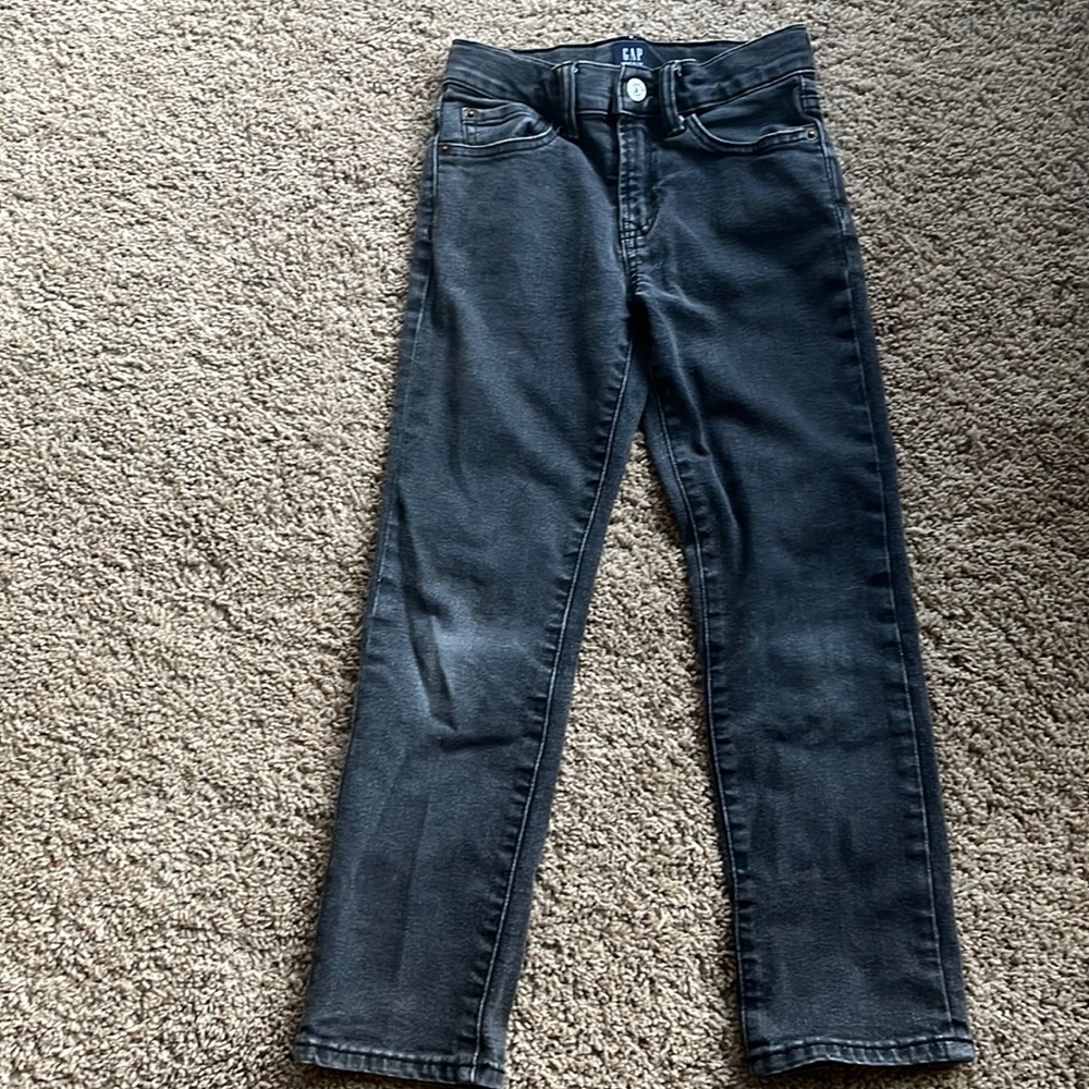 Gap black jeans - kids size 7 regular